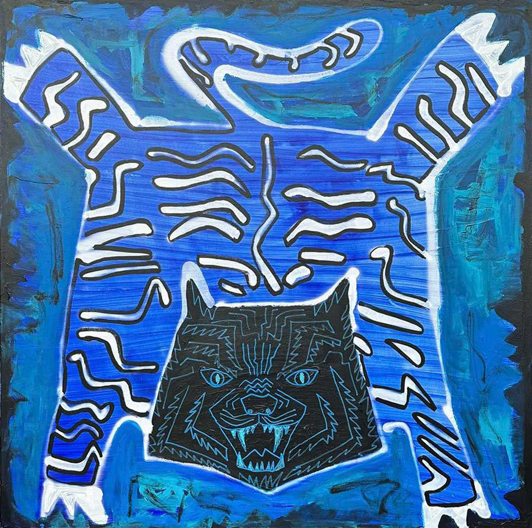 Blue Tiger Rug